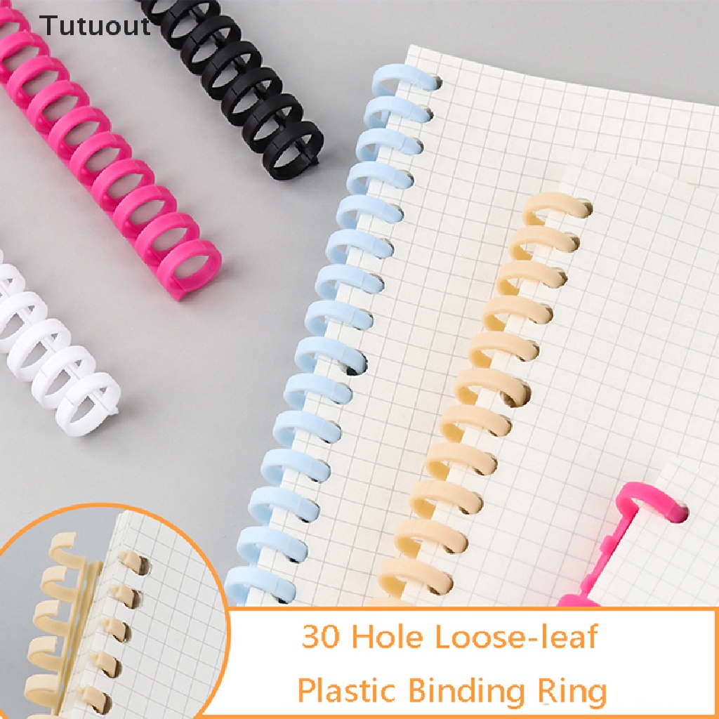 Vòng lò xo 30 lỗ bằng nhựa cho giấy A4 A5 A6