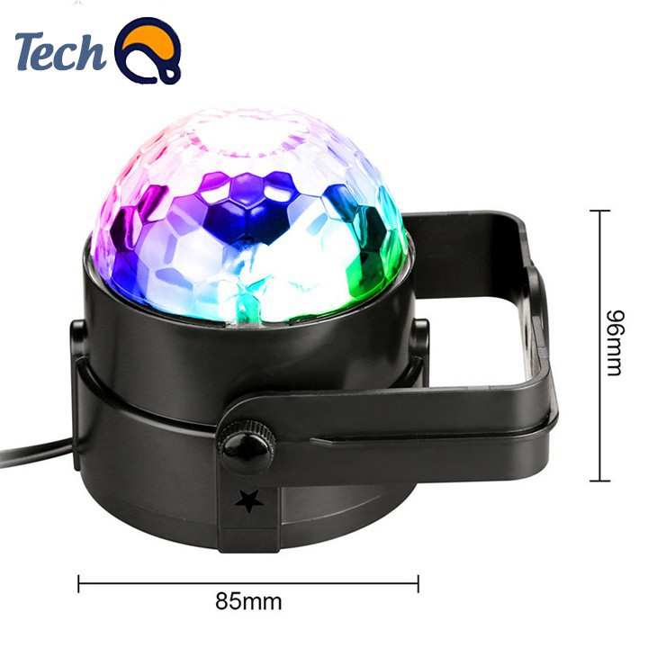Đèn nháy theo nhạc led cầu mini, đèn bar chớp nhiều màu đẳng cấp có điều khiển từ xa