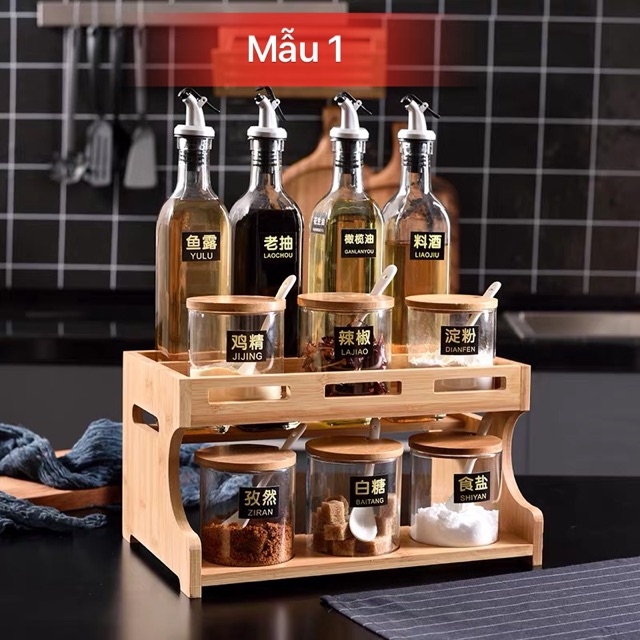 (Có sẵn )Bộ hũ , bình đựng gia vị cao cấp | BigBuy360 - bigbuy360.vn