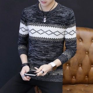 HÀNG NHẬP ÁO LEN HỌA TIẾT THỔ CẨM CÓ SIZE 3XL AL140