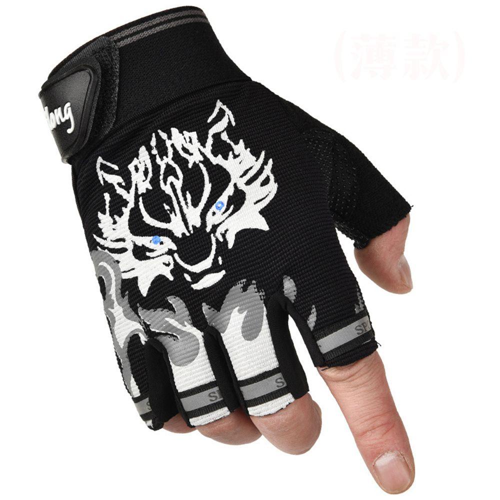 MXGOODS 1 Đôi Găng Tay Thể Thao Nửa Ngón Chống Trượt