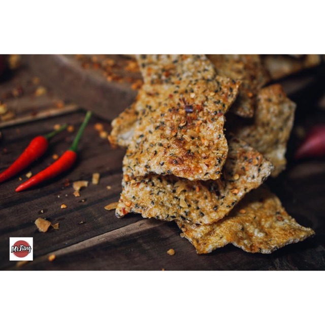 Combo 10 bánh đa nướng tỏi 140k