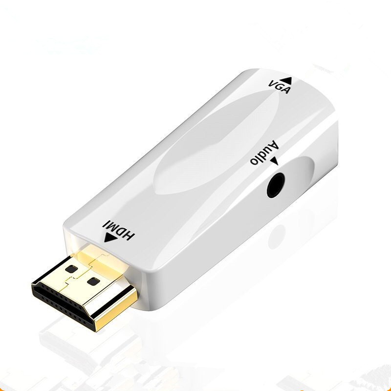 Đầu Chuyển Đổi Hdmi Sang Vga Với Cáp Âm Thanh Hd 1080p Chất Lượng Cao Cho Laptop PC
