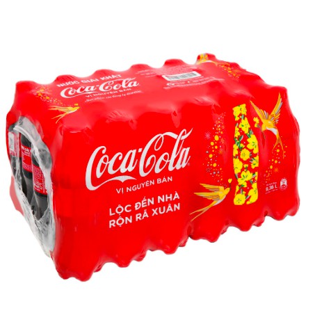 Thùng (lốc) 24 chai nước ngọt COCA COLA 390ml