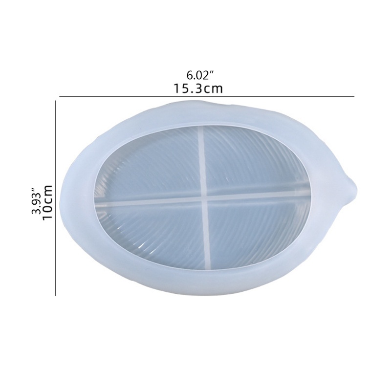 Khuôn Làm Đế Lót Ly Bằng Silicone Hình Chiếc Lá DIY