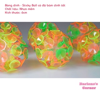 Sticky ball - bóng dính 6cm - giáo cụ dạy học và đồ chơi cho bé