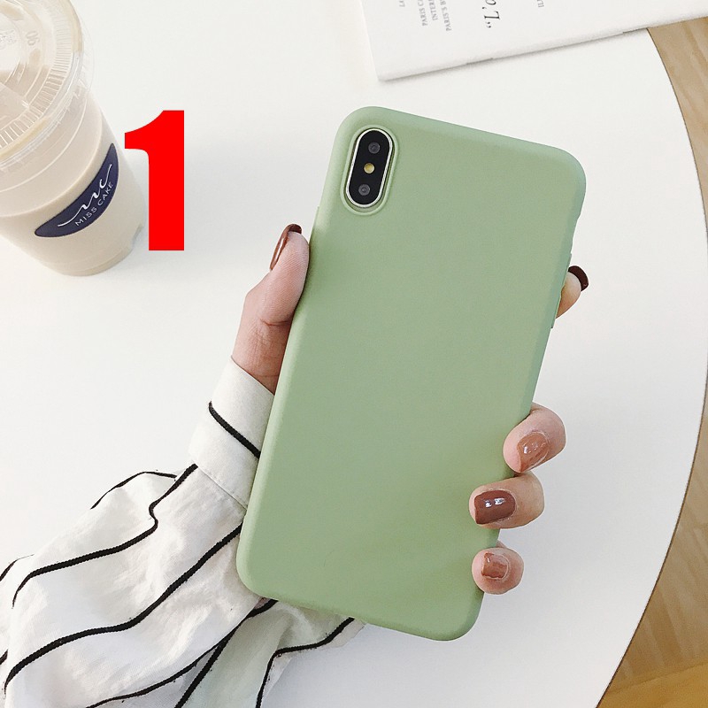 Ốp điện thoại TPU mềm màu sắc macaron cho OPPO A15 A15S A71 A71K A77 F3 A83 A92 A93 Realme C3 C17 5 C11 2021 C20 Narzo 30A