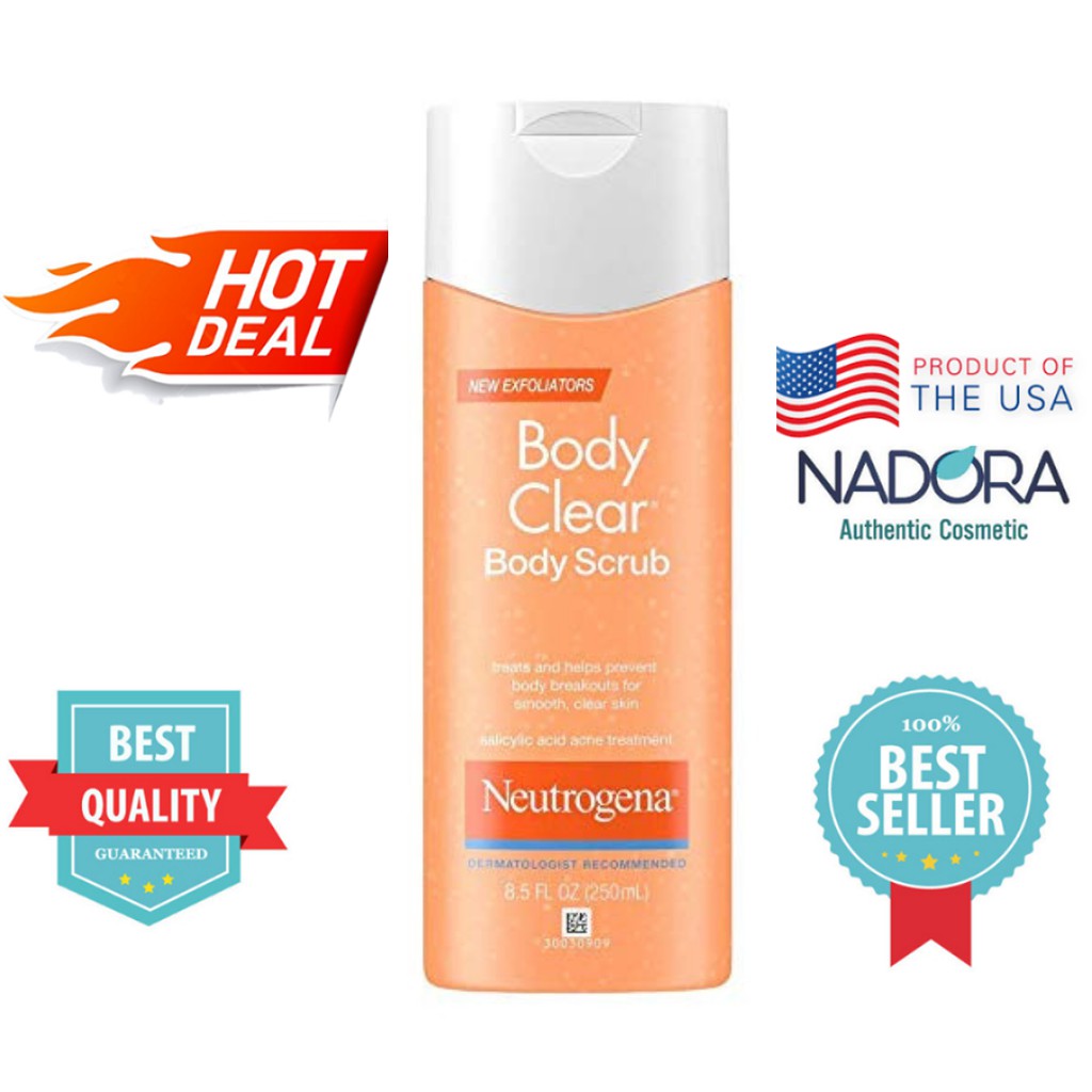 Sữa Tắm Làm Sạch Mụn Cơ Thể - Neutrogena Body Clear Scrub | BigBuy360 - bigbuy360.vn
