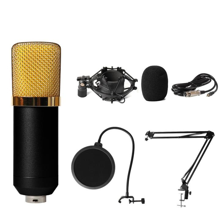 MICROPHONE THU ÂM BM-800 TRỌN BỘ THANH ĐỠ LỌC ÂM