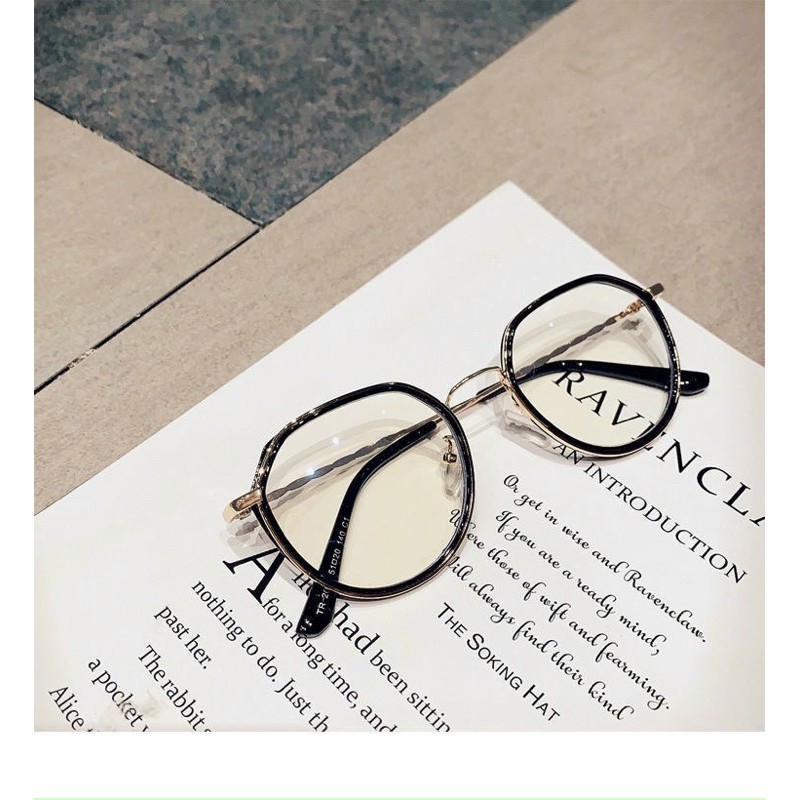 Gọng Kính vintage đa giác tròn xinh xắn thời trang unisex gọng kim loại - shop bự giá sỉ - hành lang | BigBuy360 - bigbuy360.vn