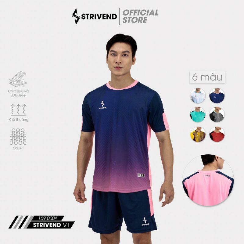 BỘ ĐỒ ĐÁ BANH BULBAL STRIVED CHẤT VẢI CỰC ĐẸP