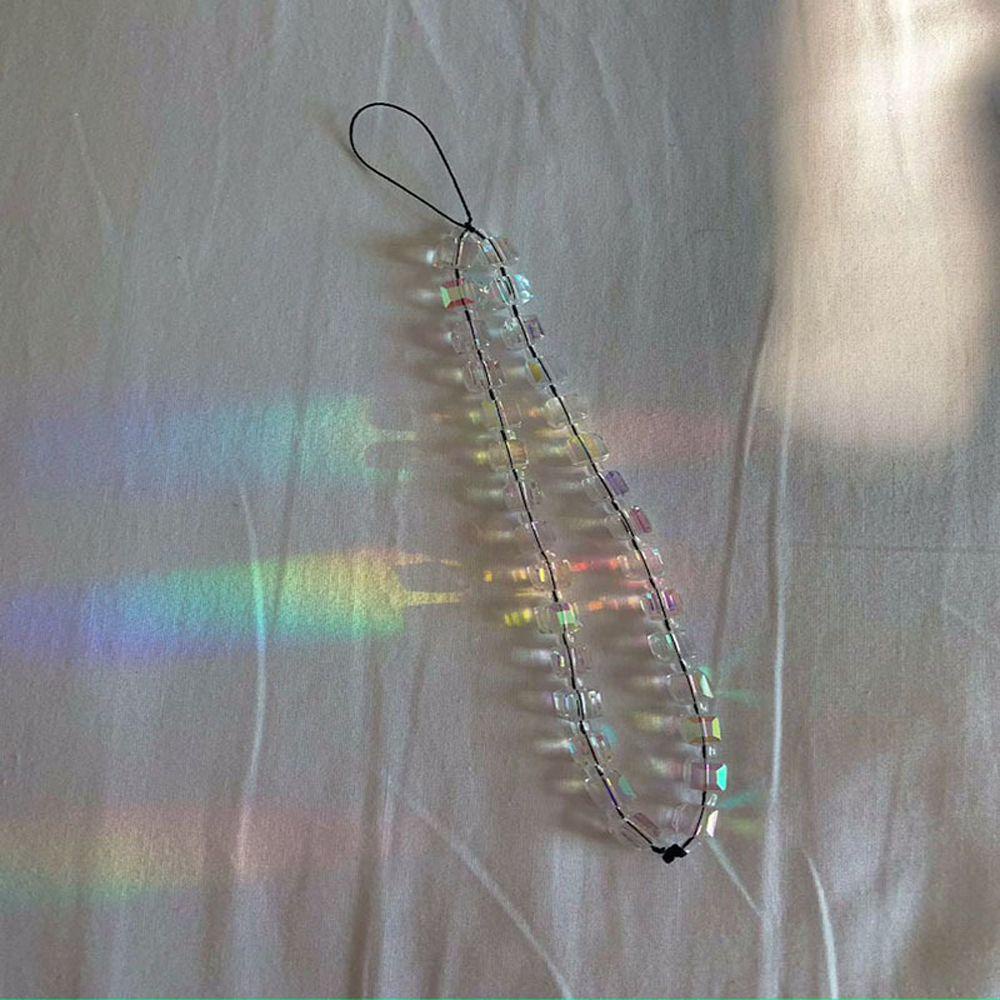 Augustine Dây Đeo Điện Thoại Xỏ Hạt Acrylic Mặt Cười Chống Thất Lạc Trang Sức Mắt Quỷ Thời Thượng Cho Nữ Ins