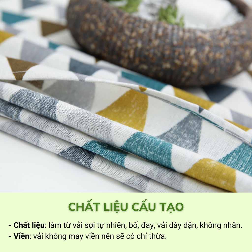 Khăn Trải Bàn, Phông Nền Chụp Ảnh HOMIES Phong Cách Vintage hàn Quốc Chất Vải Canavas Nhiều Kích Thước