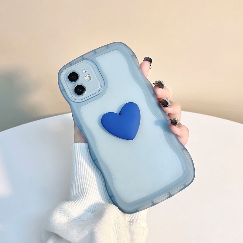 Ốp Điện Thoại Silicon Mềm Trong Suốt Họa Tiết Trái Tim Cho iPhone 14 Pro Max 13 12 11 Pro Max X XR XS SE 2022 7 8 Plus
