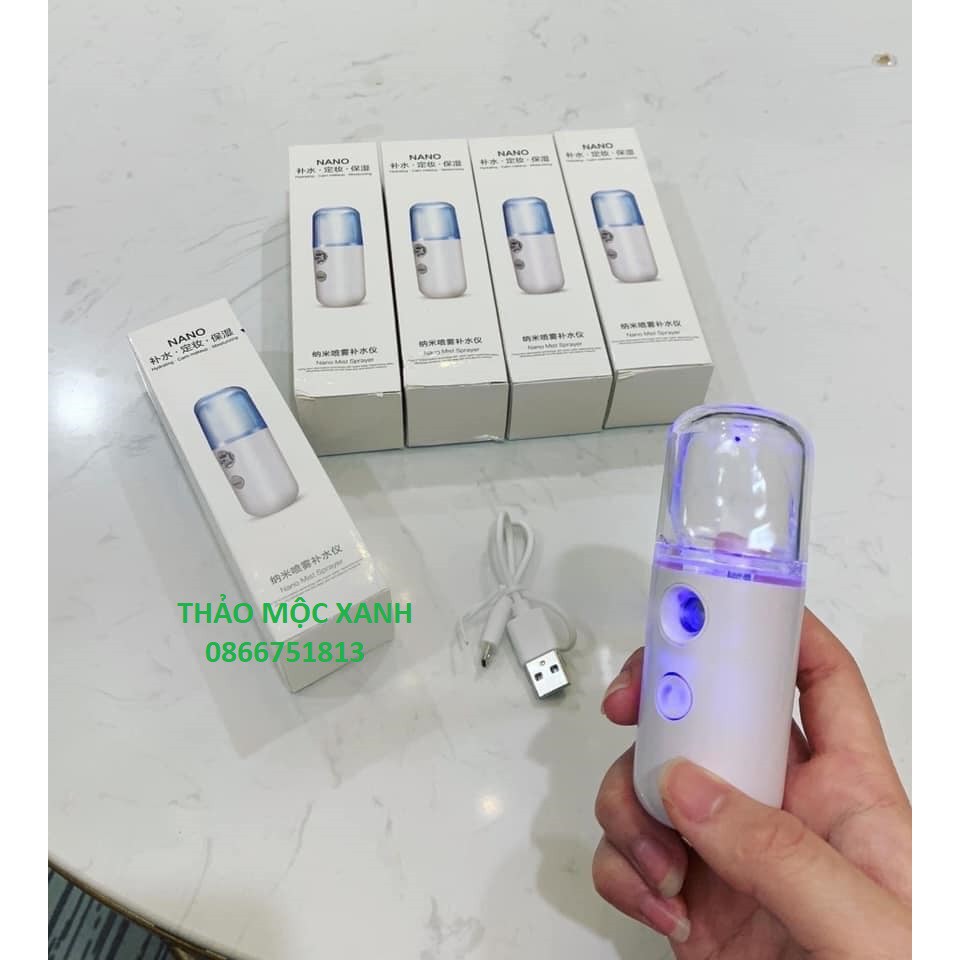 Máy Xông Mặt Phun Sương Nano mini 30ml