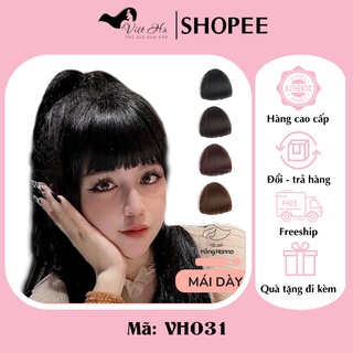 Tóc mái thật, kiểu mái bằng ngố, tóc làm từ tóc thật 100% dệt tay, không lộ, không cộm - VH031