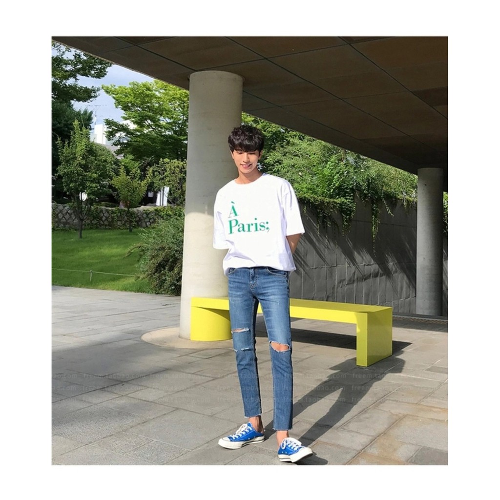 Áo thun Stee À PARIS Color - Giá sỉ Unisex