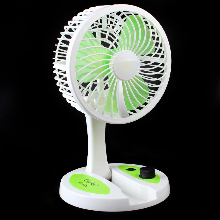 Quạt Tích Điện Để Bàn Mini Gấp Gọn Tiện Lợi Gió Mát Có Đèn Sáng - Bảo Hành Hoàn Tiền Nếu Có Lỗi (Loại tốt) | BigBuy360 - bigbuy360.vn