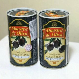 Quả oliu xanh, đen tách hạt 360gr Karina