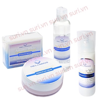 Set dưỡng trắng da Relumins Advanced White