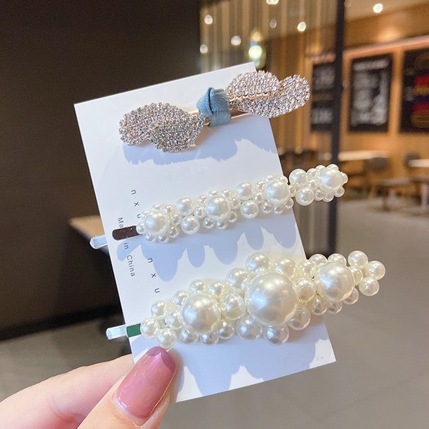 Set 4/5/6/8 Kẹp Tóc Nhỏ Xinh Kiểu Hàn Quốc Dễ Thương Cho Bé Gái