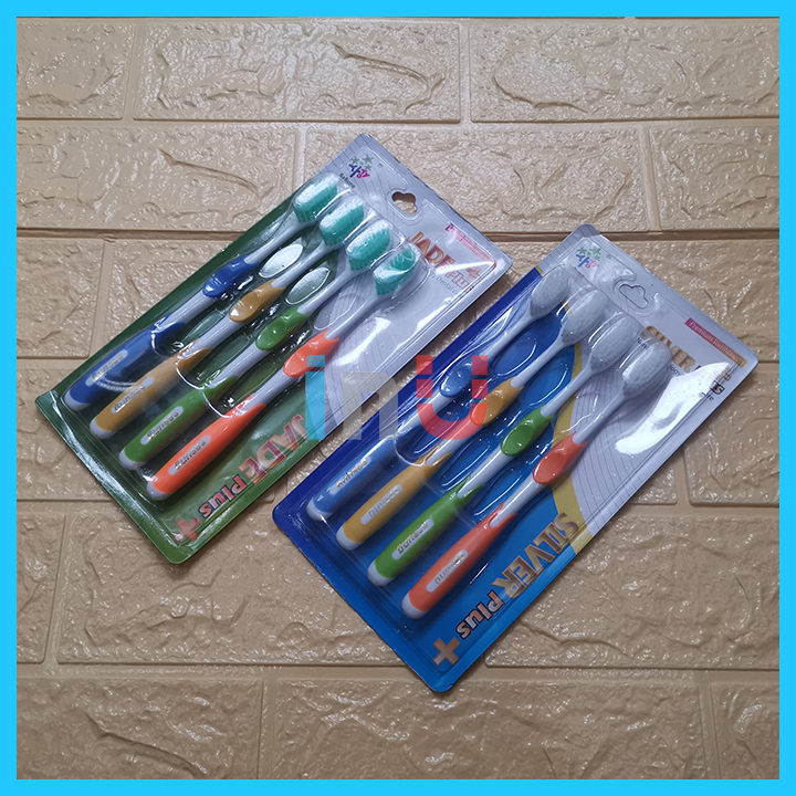 HCM - Vỉ 4 bàn chải đánh răng lông mềm
