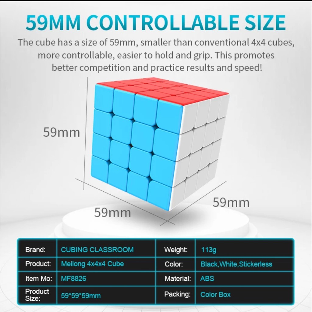 Khối Rubik 4x4 X 4 Meilong Mofang Meilong Chính Hãng