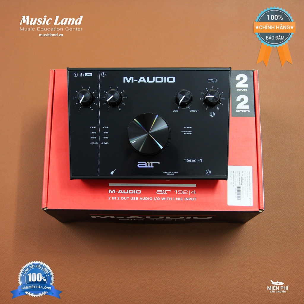 Sound Card Thu Âm M-Audio 192/4 – Chính hãng