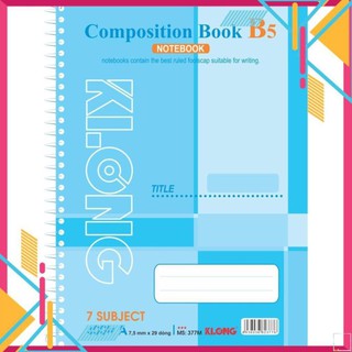 Sổ lò xo KLONG B5 400 trang; MS: 377