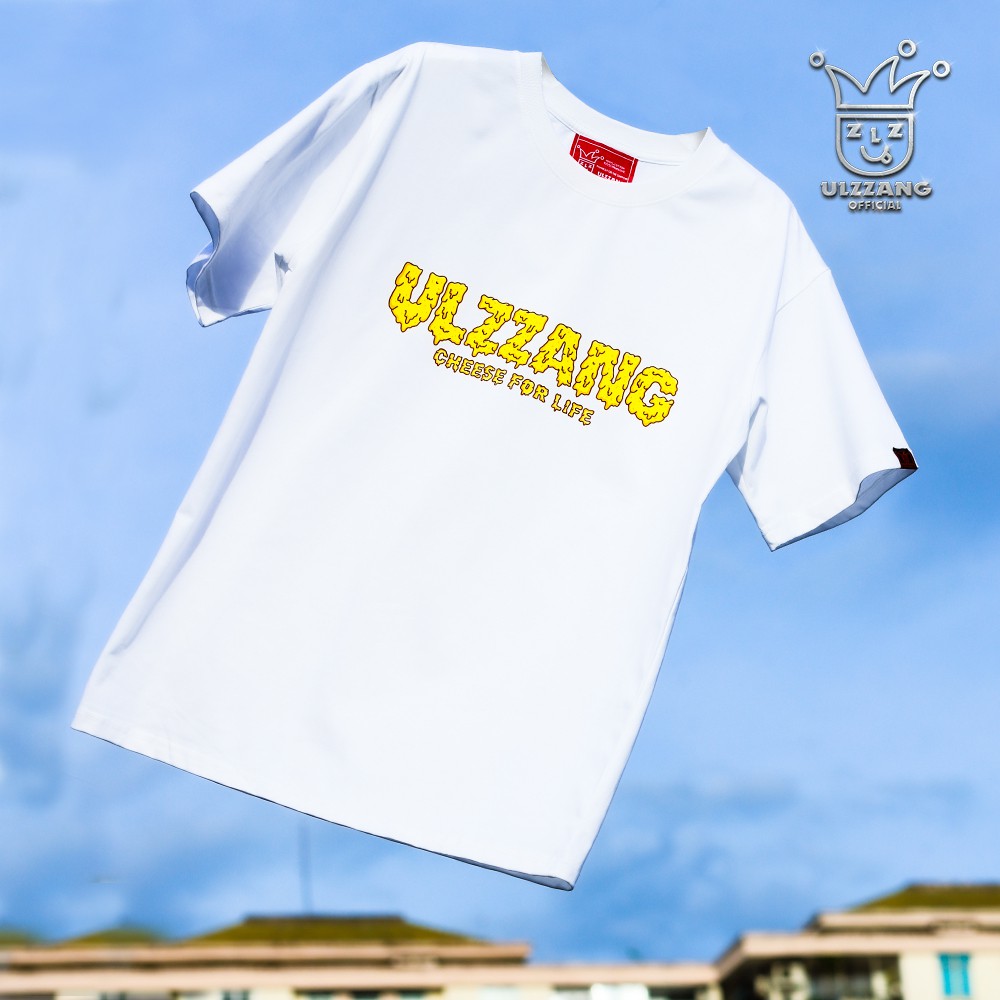 Áo thun local brand ULZZ ulzzang cheese for life dáng unisex tay lỡ U-14