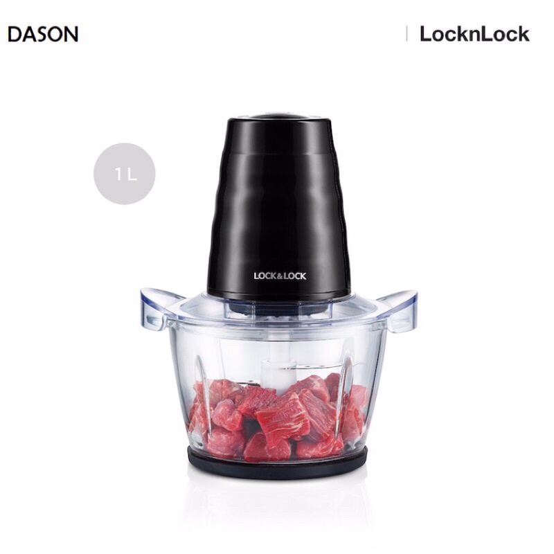 EJM156BLK - Máy xay thịt Lock&Lock Meat Chopper 1L, 220-240V, 50/60Hz, 400W - Màu đen