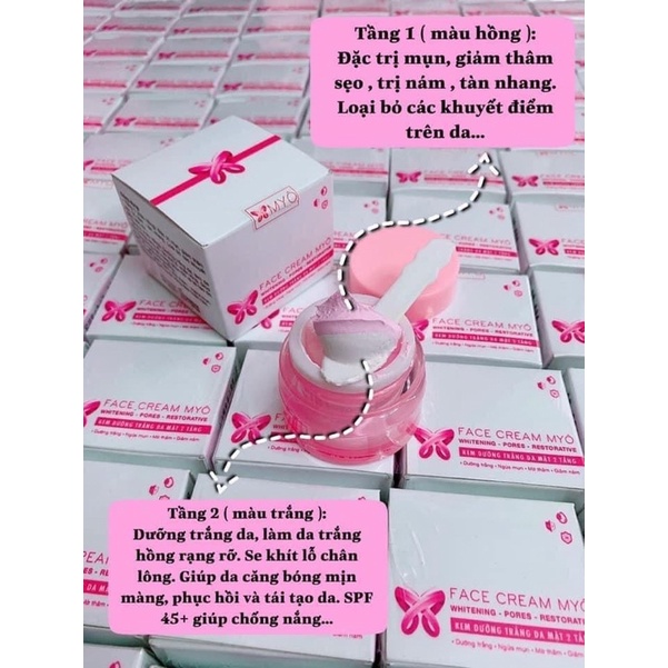[Chính hãng] Kem face 2 tầng Myô