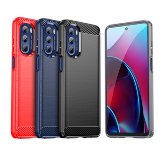 Ốp Điện Thoại tpu Silicone Mềm Chống Sốc Họa Tiết Sợi Carbon Cho Motorola Moto G Stylus 5G 2022