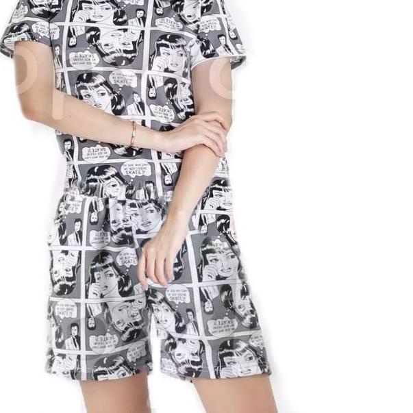 ➣ Set Áo Thun Ngắn Tay + Quần Họa Tiết Báo Thời Trang Dành Cho Nữ | Bộ Quần Áo Giản Dị | Cài Đặt mới nhất ❅