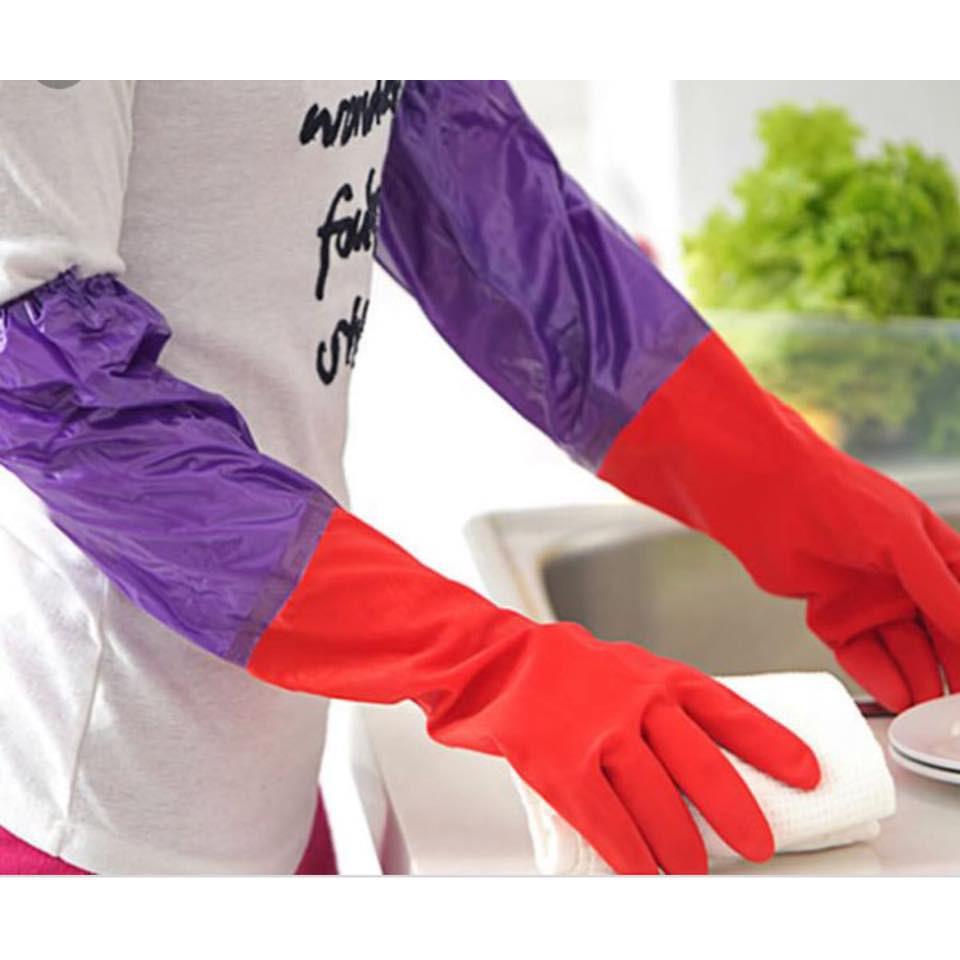 Găng Tay Rửa Bát Lót Nỉ