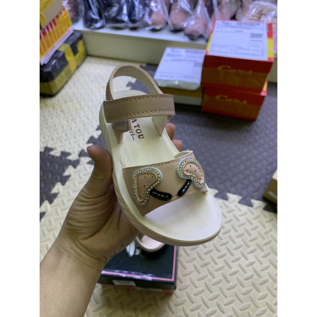 Dép sandal hè cho bé gái 1 - 6 tuổi da mềm xinh xắn phong cách Hàn Quốc SG44