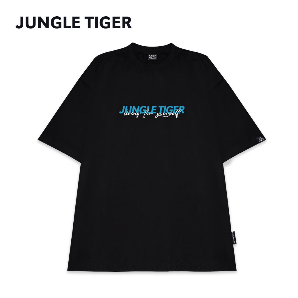 Áo Thun Nam Nữ Unisex JUNGLE TIGER áo phông Basic Tee Tay Lỡ Logo Ver4.0 oversize form rộng