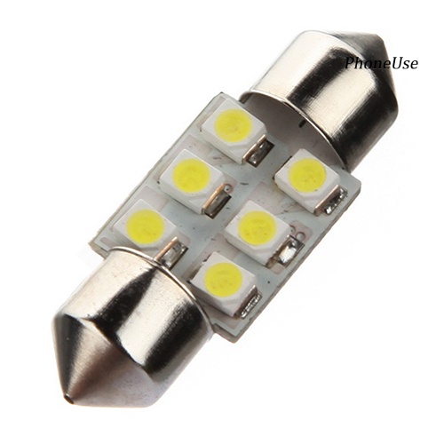 Set 4 đèn LED 12V 6 bóng gắn trần xe hơi