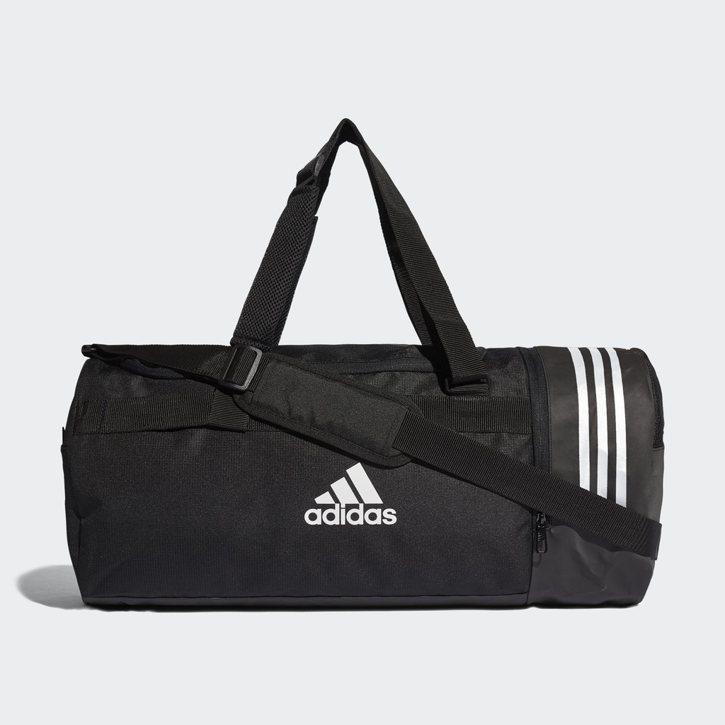 [Tặng kèm vớ] [ FREE SHIP] Túi trống Convertible 3 Stripes Duffel Bag - Size S