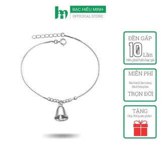 Lắc chân nữ lc057 chuông gió bạc ý bạc hiểu minh