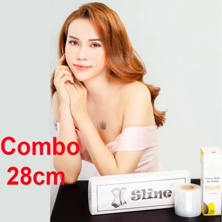 COMBO Gen Nịt Bụng 28CM - 8 Xương Thép AMY SLINE Đai latex