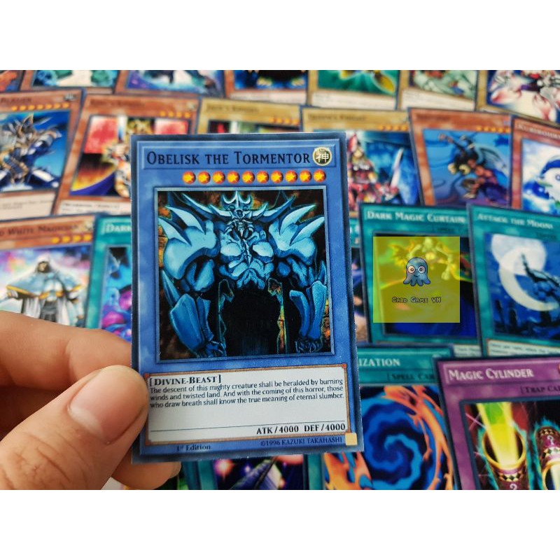 [BÀI IN] Bài YuGiOh - Bộ 48 lá bài - Tặng 6 lá bài thần ( Hai phiên bản như hình ) - Card Game VN