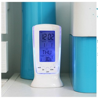 Đồng hồ để bàn đổi màu kim tự tháp USA Store
