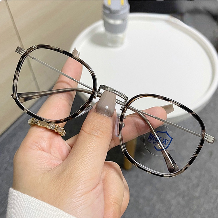 Kính Cận Gọng Kim Loại Chống Ánh Sáng Xanh Cho Nam/Nữ