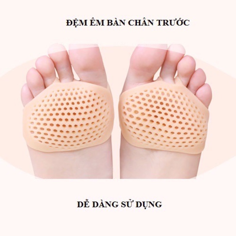 Đệm mũi bàn chân silicon bảo vệ ngón chân giúp chống chai chân