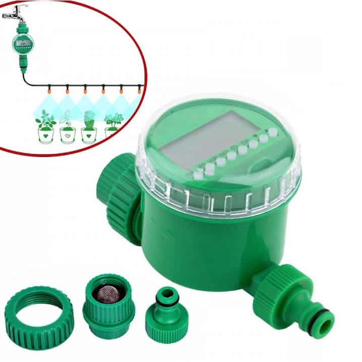 Van nước hẹn giờ tưới tự động chạy pin - Đồng hồ điện tử hẹn giờ tưới cây - Tổng kho kim khí điện nước