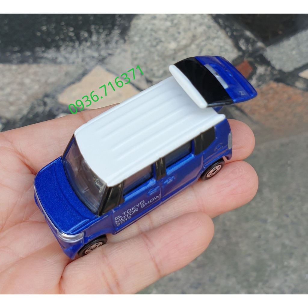 Mô hình xe H.Da mở được cốp sau tomica Nhật Bản, bản kỉ niệm Tokyo Motor Show lần thứ 44 năm 2015 (Hộp hơi cũ)