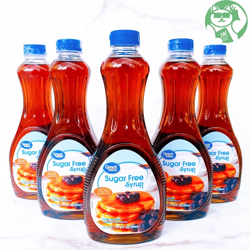 ăn kiêng Sugar Free Syrup 710ml GREAT VALUE diet/eatclean/lowcarb/keto