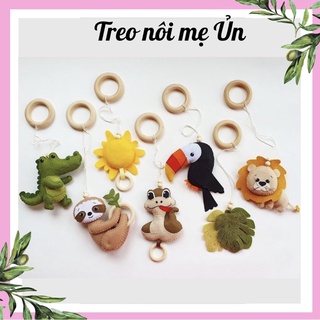 THÚ TREO NÔI, TREO KỆ CHỮ A CHO BÉ Mẫu Thú Rừng 4