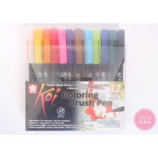 Bộ Bút cọ Sakura Koi Brush- Bộ 12 màu (XBR-12)